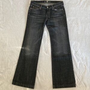 Seven7 Dojo Women's Dark Gray Wide Leg Jeans